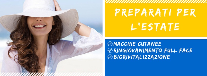 Preparati per l'estate. Macchie cutanee, ringiovanimento viso